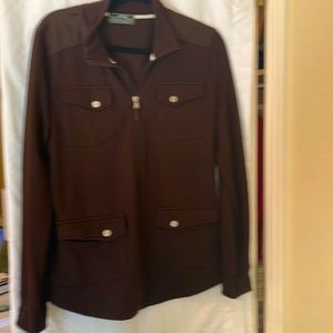 Lauren Active by Ralph Lauren Brown Blazer Size 6